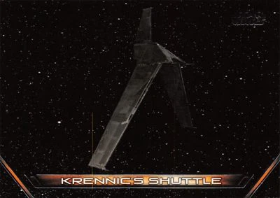 Star Wars Galactic Files (2018) VEHICLES Insert Card V-7 / KRENNIC'S SHUTTLE - Image 1 of 2