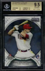 BGS 9,5 - 2011 Bowman Sterling # 27 Paul Goldschmidt radiocontrol Arizona Diamondbacks - Imagen 1 de 6