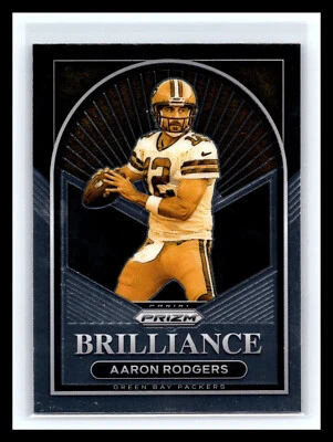 🔥 AARON RODGERS 2022 PRIZM BRILLIANCE INSERT # B-6 - Image 1 of 2