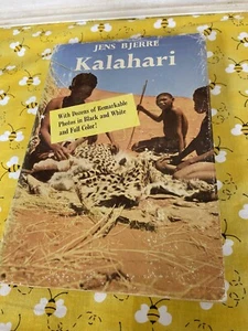 Kalahari Bjerre Jens Hardcover With Dust Jacket 1960 Africa Photo Illustrations - Imagen 1 de 15