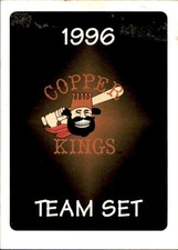 1996 Butte Copper Kings Best #1 Logo Checklist - NM Baseball Card