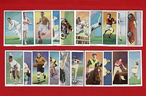 1956 BRITISH SPORTS STARS - Trade Card Set - Football Cricket Boxing (XB03) - Picture 1 of 7