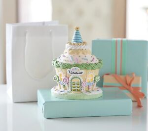 Valerie Parr Hill Illuminated Birthday Celebration Cupcake House W/ Gift Bag