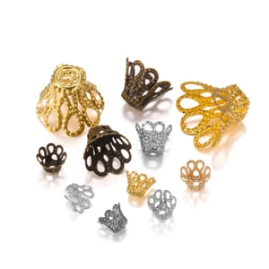 100pcs DIY Bracelet Accessory Flower Tray Bead Cap Partition Decorative Product - Picture 1 of 17
