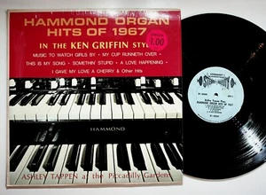 Ashley Tappen Hammond Organ Hits of 1967 LP Ken Griffin Style SF28300 Stereo - Picture 1 of 2