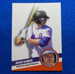 Carta PETE ALONSO 2018 New York Mets Fall League Rookie Hot Shot Prospects NM💎 - Foto 1 di 2
