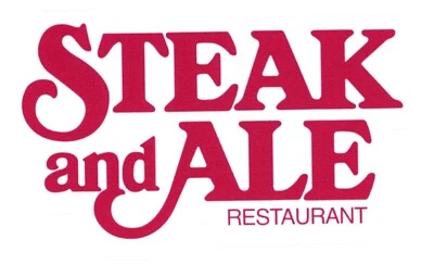 Pegatina con logotipo de restaurante Steak and Ale (reproducción) Foto 1 de 2