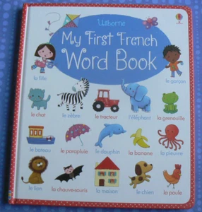Usborne MEIN ERSTES FRANZÖSISCHES WORTBUCH lg Brettbuch 270+ Wörter, ansprechend LN HC - Bild 1 von 8
