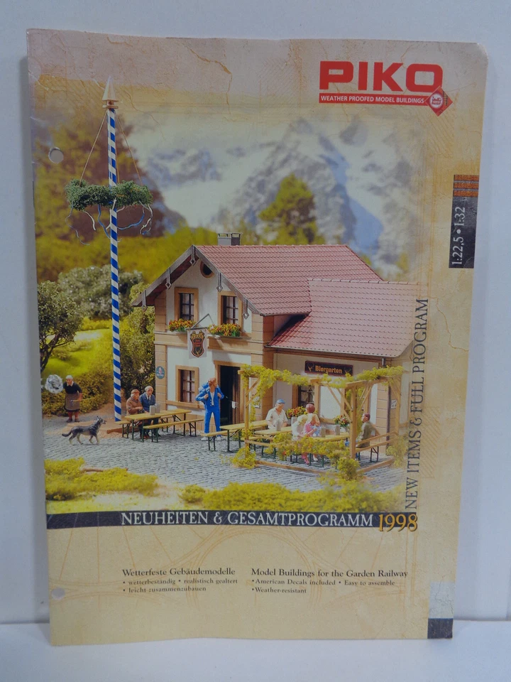 PIKO NEW ITEMS & FULL PROGRAM 1998 CATALOG - Image 1 of 4