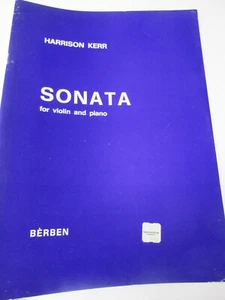 Harrison Kerr Sonate für Violine und Klavier Noten Berben - Bild 1 von 4