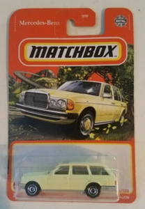 Caja de cerillas amarilla Mercedes-Benz S123 Station Wagon #53 2021 ⭐️ - Imagen 1 de 7