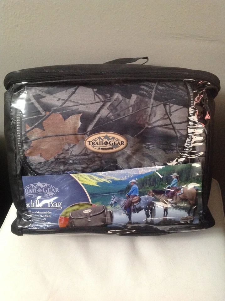 НОВАЯ седельная сумка Weaver Trail Gear — вестерн — нейлон — желтовато-коричневая — камуфляжная — для кемпинга - Изображение 1 из 1