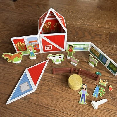 Melissa & Doug Magnetividad en la Granja Magnético Edificio Juego Edades 4 a 10 Foto 1 de 4