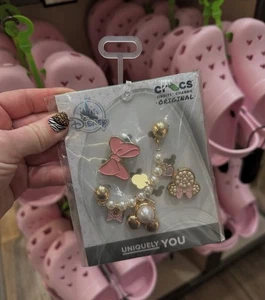 Disney Parks Disneyland Minnie Mouse Rosa Kroko Charms - Bild 1 von 1