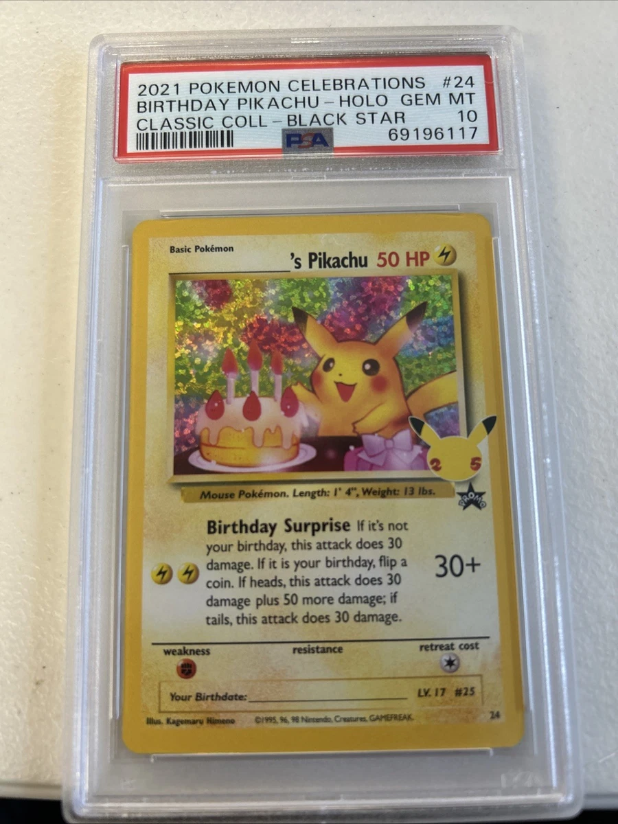 Pokémon TCG Grade 10 Pikachu Individual Collectible Card Game