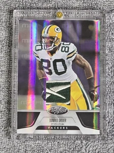 2011 Certified Mirror Black 1/1 Reebok Logo Prime GU Jersey Donald Driver 1 OF 1 - Picture 1 of 4