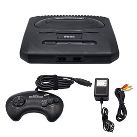 Sega Genesis Console Model 2 MK-1631 Console + Controllers + Cords