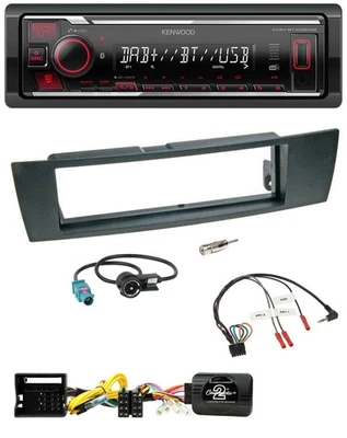 Kenwood Lenkrad Bluetooth USB DAB Autoradio für BMW 1er E87 3er E90-3 X1 E84 - Bild 1 von 4
