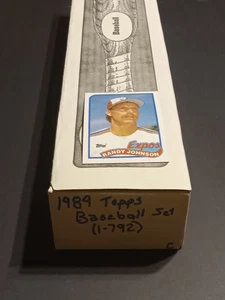 1989 Topps hand collated set (Randy Johnson RC, etc.) 792 cards NM Many HOFer's - Picture 1 of 2