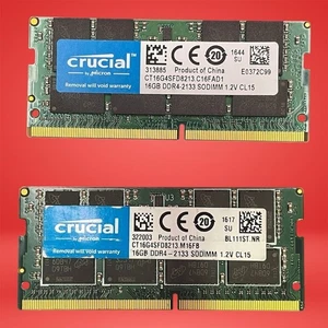 Crucial 32 MB (2x16GB) DDR4 2133MHz SODIMM RAM Memory Kit Different Models - Picture 1 of 2