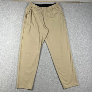 Lululemon ABC Warpstreme Pull On Pants Stretch Large Mens Beige Active M5ALNS - Picture 1 of 8