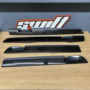 09-15 BMW F02 750LI 740LI Interior Door Wood Ash Trim Cover 4pc Set OEM - Picture 1 of 23