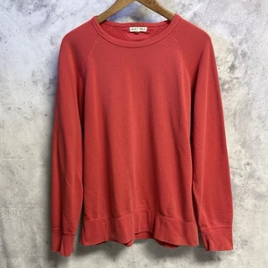 Alex Mill Sweatshirt mit Rundhalsausschnitt M 21,5 x 25,5 rot unbedruckt - Bild 1 von 9