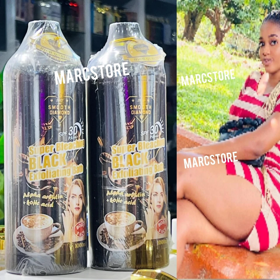 Smooth Diamond Super Bleaching Black Exfoliating Bath 1000ml Fast Whitening X1 - Image 1 of 1