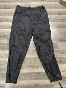 Red Ledge Herren L Fleece gefütterte Schneehose schwarz Nylon durchgehender Seitenreißverschluss Skiboarden - Bild 1 von 9