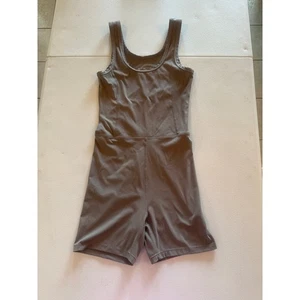 Set Active Sportbody Einteiler Unitard Strampler mit Biker Shorts Gr. XL grau - Bild 1 von 5