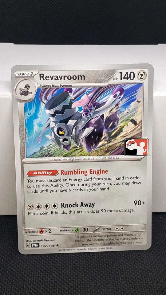 Pokemon TCG Revavroom SVI 142/198 Play! Prize Pack Series NM - Image 1 of 1