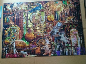 Ravensburger Puzzle 1000 Teile Merlins Labor Nr. 198344 - Bild 1 von 6