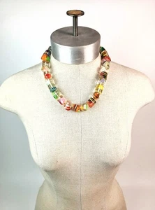 Collar Sobral Bilhas Luizinho Inclusión Cuentas Cilindro Hecho por Artista - Imagen 1 de 5