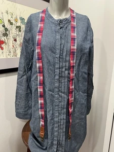Tommy Hilfiger Classic Plaid Rot/Weiß & Blau Hosenträger Verstellbare Träger. - Bild 1 von 4