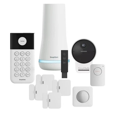 (BRAND NEW) SimpliSafe Security System with Outdoor Camera Series 2, 10-piece - Image 1 of 4