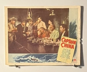 Captain China Lobby Card 11x14 Vintage John Payne Gail Russell Jeffrey Lynn - Picture 1 of 1