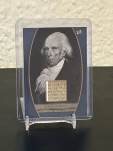 James Madison Pieces of the Past Relic - Zdjęcie 1 z 2
