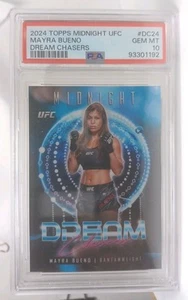 Mayra Bueno Dream Chasers, Topps Midnight UFC, # DC24, PSA GEM MT 10 - Bild 1 von 3