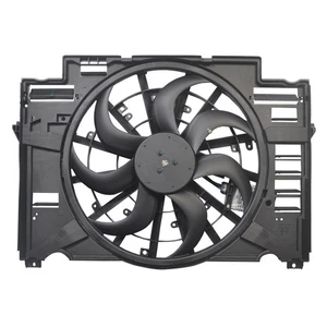 Radiator Cooling Fan Assembly For 2017-2019 Jaguar XE XF 2.0L 3.0L - Picture 1 of 10