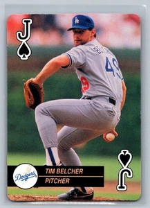 Tarjeta de juego de Estados Unidos 1992 #Jack Spades Tim Belcher Los Angeles Dodgers - Imagen 1 de 2