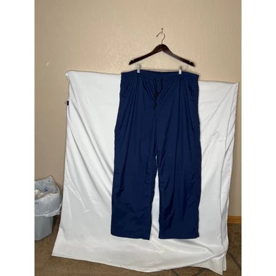 Walls size 2XLT rain pants blue elastic waist snap bottoms wind/waterproof  - Image 1 of 4