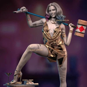 Sexy Harley Quinn 1/3 3D Printing Model Kit Unpainted Unassembled GK 64cm - Picture 1 of 7