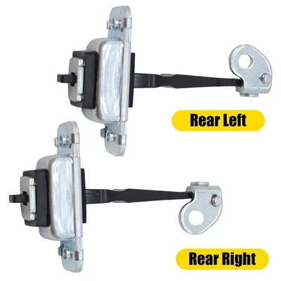 924-176 2PCS Door Check Rear Right & Left For 06-11 Hyundai Accent Kia Rio Rio5 Foto 1 de 4