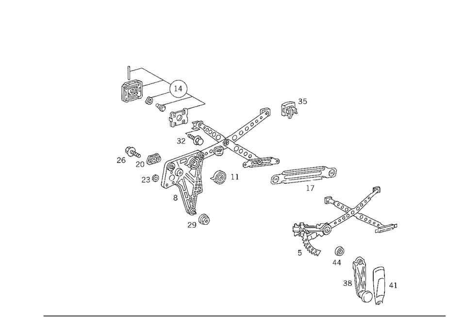 Elevalunas original Mercedes-Benz 126-720-13-46 Foto 1 de 1