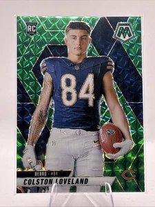 Mosaico Panini 2025 Colston Loveland Green Mosaic Prizm (RC) Bears Variation - Imagen 1 de 2