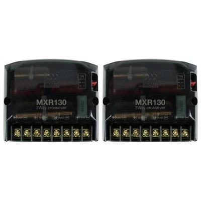 MOREL MXR130 3-WAY PASSIVE CROSSOVERS FOR COMPONENT MIDS SPEAKERS TWEETERS NEW - Image 1 of 3