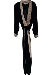 Mono de terciopelo negro Guy Laroche años 80 vintage CHIC - Imagen 1 de 5