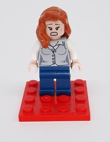 LEGO Super Heroes Lois Lane sh0075 Minifigure From Set 76009 Black Zero Escape