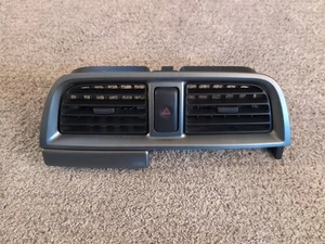 2002-2004 Subaru Impreza Front Center Dash Vents A/C Heater Air Hazard Grill OEM - Picture 1 of 3