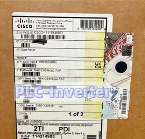 Cisco N9K-C9348GC-FXP nuevo sellado de fábrica envío gratuito/ - Imagen 1 de 10